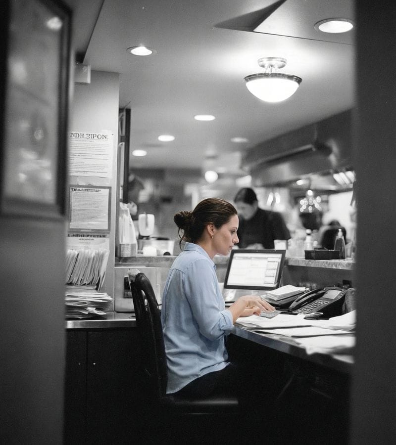 Restaurant staff being onboarded by the HR team