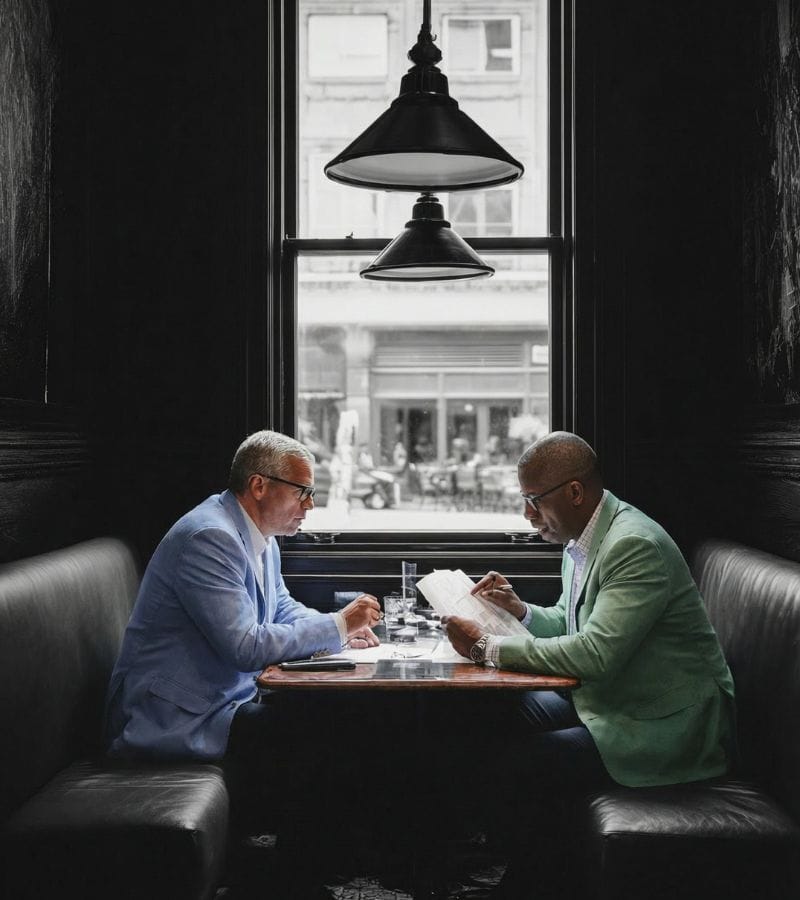 Growing independent restaurant team at work